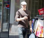 Kellan Lutz sur le tournage de Twilight, chapitre III : Hésitation à Vancouver le 18 août 2009
