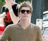 Xavier Samuel sur le tournage de Twilight, chapitre III : Hésitation à Vancouver le 18 août 2009
