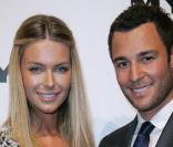 Jennifer Hawkins et Jake Wall lors du lancement de la collection printemps-été de Myer à Sydney en Australie le 19 août 2009
