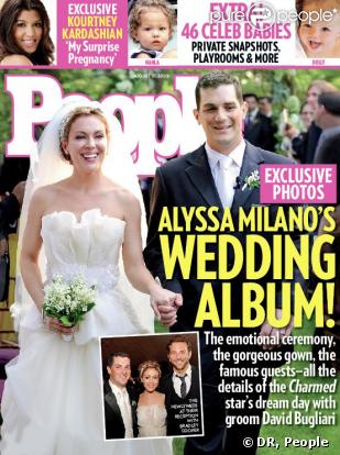 Alyssa Milano en couverture du magazine américain People