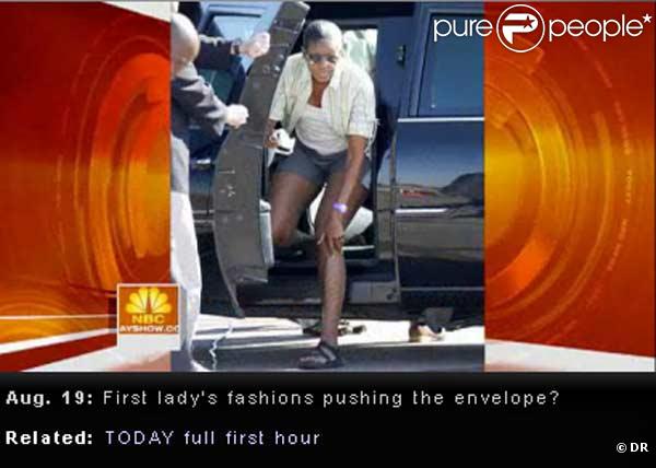 Michelle Obama en mini-short