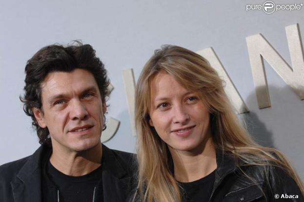 Marc Lavoine et sa femme Sarah