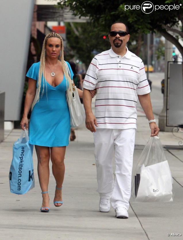 Ice-T et son épouse Coco font du shopping à L.A. 21/08/09