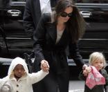 Angelina Jolie et ses deux grands filles, Zahara et Shiloh Nouvel
