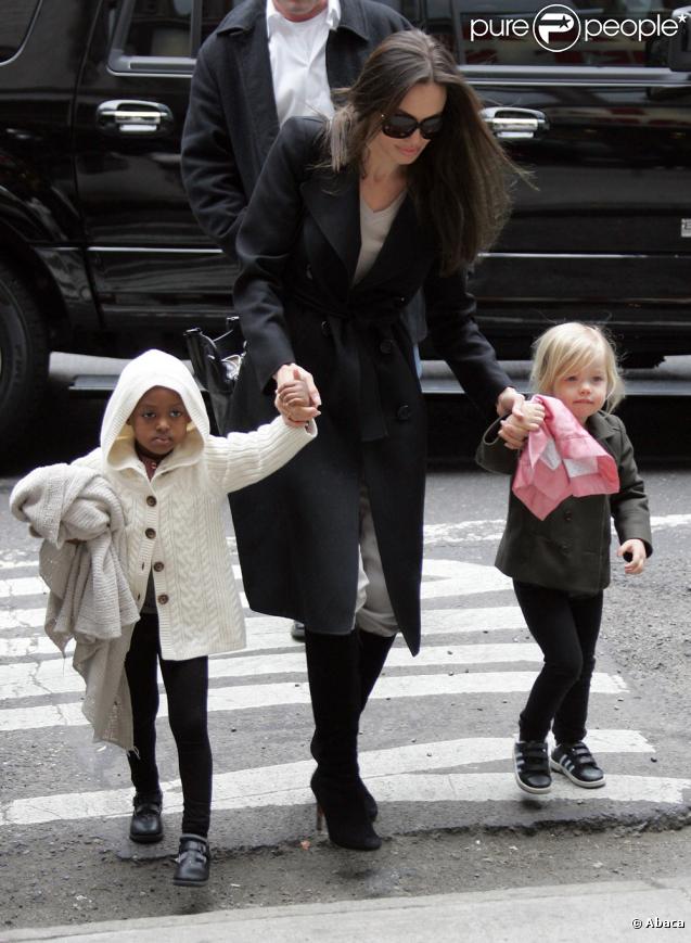 Angelina Jolie et ses deux grands filles, Zahara et Shiloh Nouvel