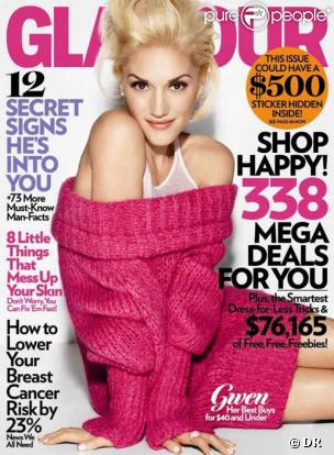 Gwen Stefani en couverture du magazine Glamour US