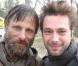 Viggo Mortensen et Adam Ikx sur le tournage de The Road , à Pittsburgh, en Pennsylvanie, en mai 2008 !