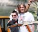Kodi Smit-McPhee et Viggo Mortensen, lors de leur arrivée à la 66e Mostra de Venise, où ils présentent The Road , le 3 septembre 2009 !