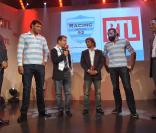 Conférence de rentrée de RTL, le 3 septembre 2009, avec Bixente Lizarazu et Sébastien Chabal 