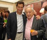 Conférence de rentrée de RTL, le 3 septembre 2009 : Laurent Gerra et Eugène Saccomano 