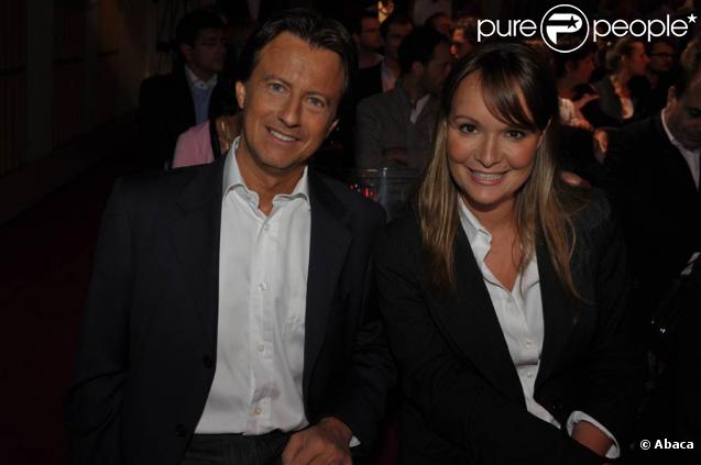 Conférence de rentrée de RTL, le 3 septembre 2009 : Vincent Perrot et Adeline François 
