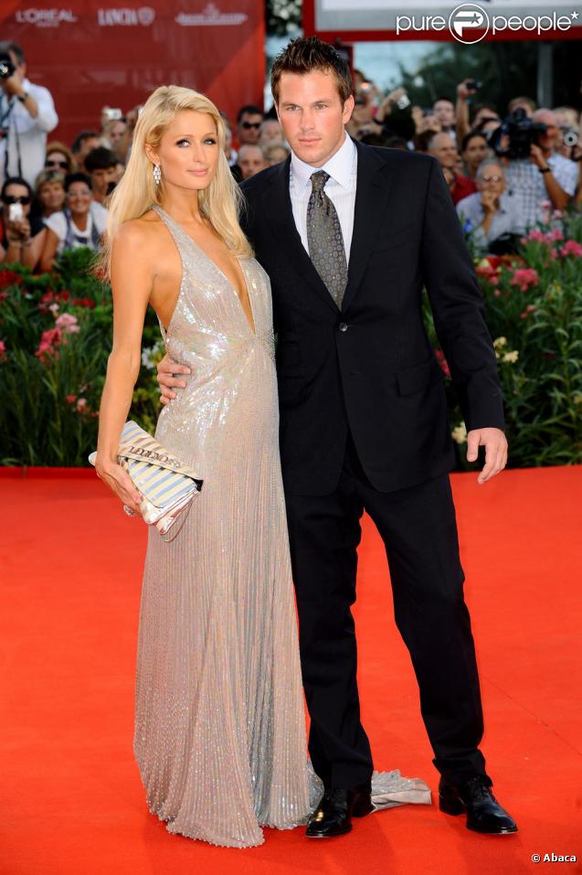 Paris Hilton et Doug Reinhardt à Venise, le 4 septembre 2009