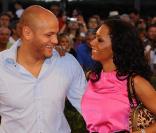 Melanie Brown et son mari Stephen Belafonte à Venise, le 4 septembre 2009