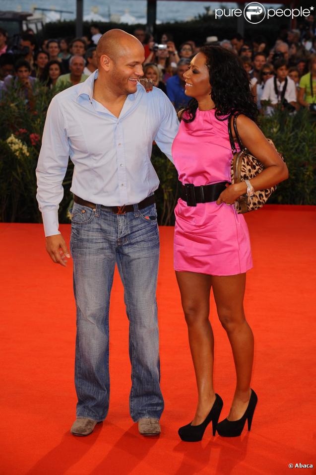 Melanie Brown et son mari Stephen Belafonte à Venise, le 4 septembre 2009
