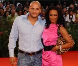 Melanie Brown et son mari Stephen Belafonte à Venise, le 4 septembre 2009