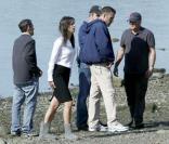Ben Affleck et la craquante Rebecca Hall s'entendent comme deux larrons en foire sur le tournage de  The Town , à Boston, en septembre 2009 !