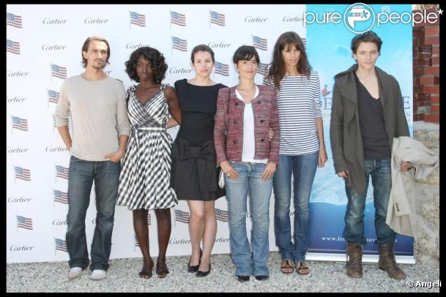 L'ensemble du jury de Prix de la révélation Cartier à Deauville dans le cadre du 35e Festival du film américain