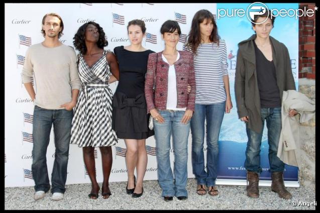 L'ensemble du jury de Prix de la révélation Cartier à Deauville dans le cadre du 35e Festival du film américain