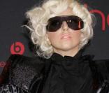 Lady GaGa à Londres avec un look de vamp 