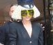 Lady Gaga, à la sortie de l'Hotel de la Trémoille, à Paris, jeudi 10 septembre.