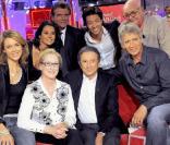 Michel Drucker, Meryl Streep et l'équipe de Vivement Dimanche 