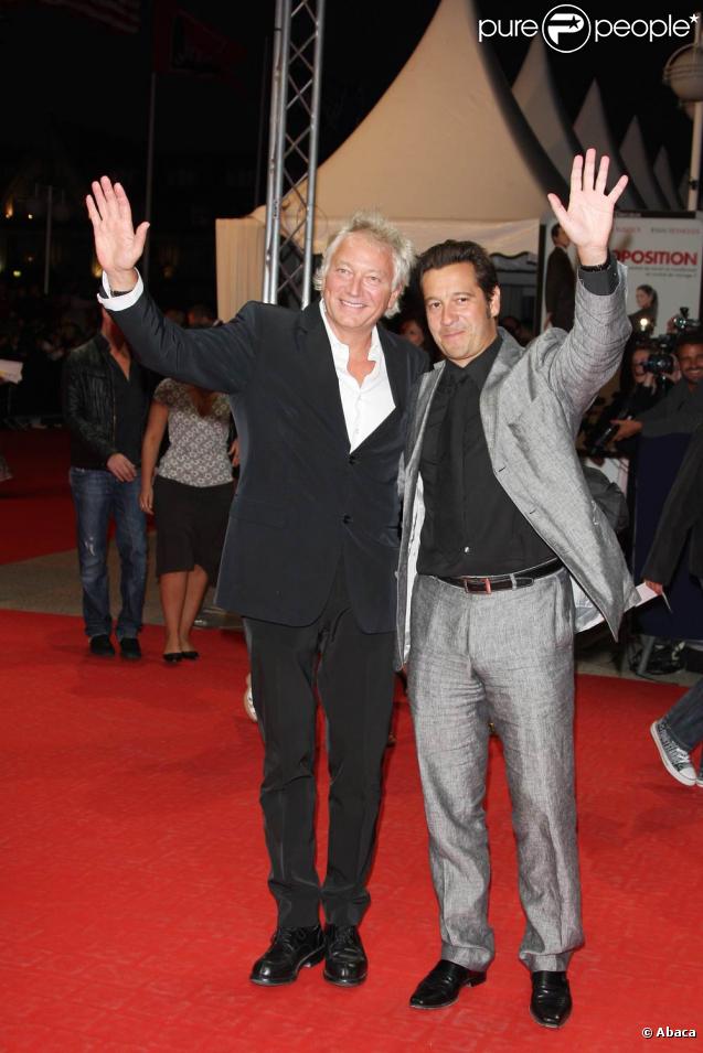 Festival de Deauville, le 12 septembre 2009, pour la projection du film  The Proposal  : Laurent Boyer et Laurent Gerra 