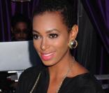 Solange Knowles et son fils en backstage de la Fashion Week