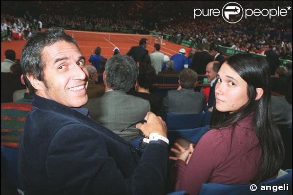 Julien Clerc et sa fille Jeanne en 2003...