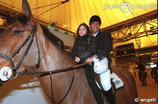 Julien Clerc et sa fille Vanille en 1996 !