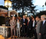 Brice Hortefeux lors de la cérémonie de l'Iftar organisée par le Conseil National du Culte Musulman à Paris le 14 septembre 2009 