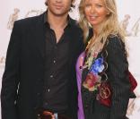 Filip Nikolic, en compagnie de son épouse, en 2005, au 47e Festival de la Télé, à Monté-Carlo.