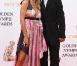 Filip Nikolic et Valérie, son ex-compagne, le 14 juin 2007 aux Golden Nymph Awards de Monté-Carlo.