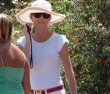 Miranda Rijnsburger, la girlfriend de Julio Iglesias, est à Marbella en compagnie de ses enfants (août 2009)