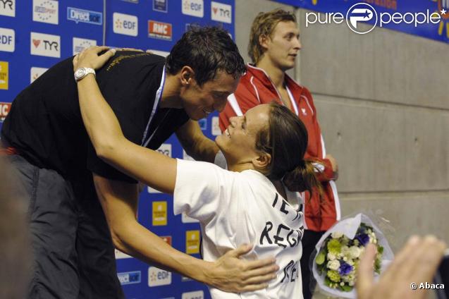 Laure Manaudou et Frédérik Bousquet