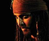 Johnny Depp dans Pirates des Caraïbes