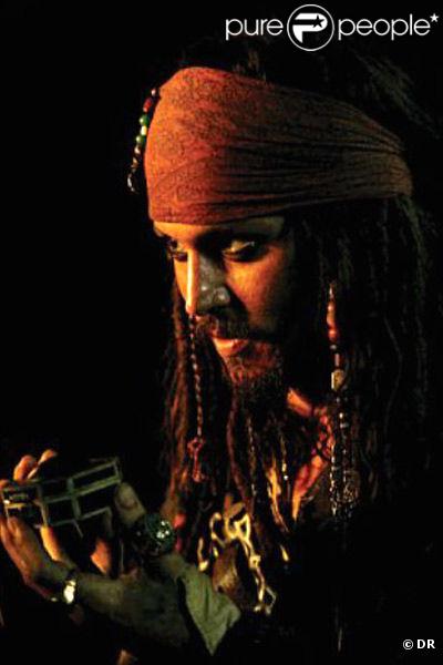 Johnny Depp dans Pirates des Caraïbes