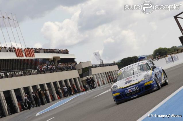David Hallyday, dimanche 20 septembre à la Porsche Cup à Magny-Cours, France.