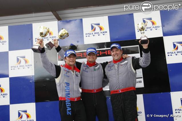 David Hallyday, dimanche 20 septembre à la Porsche Cup à Magny-Cours, France.