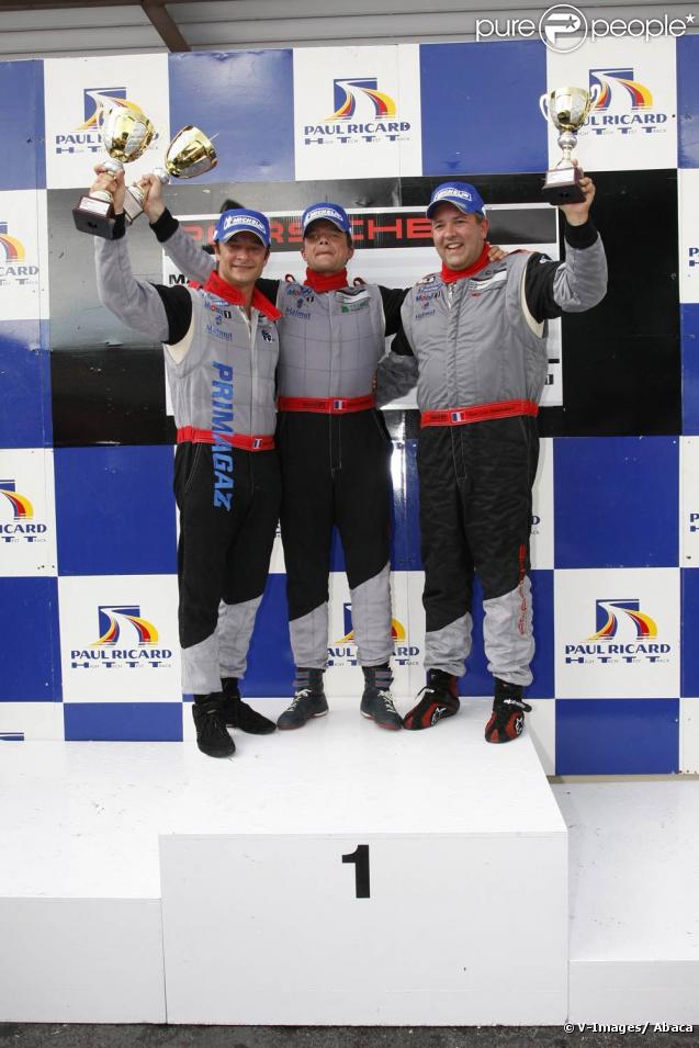 David Hallyday, dimanche 20 septembre à la Porsche Cup à Magny-Cours, France.