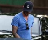 David Beckham et ses fils à Beverly Hills
