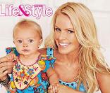 Gena Lee Nolin pose avec sa fille Stella Monroe, bientôt 1 an pour le magazine Life&Style