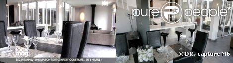 Images de la maison présentées dans 100% Mag (captures de Rue89)