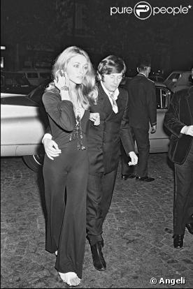 Sharon Tate et Roman Polanski à Paris en octobre 1968.