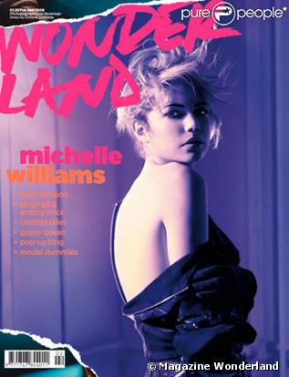 Michelle Williams pose pour le magazine Wonderland