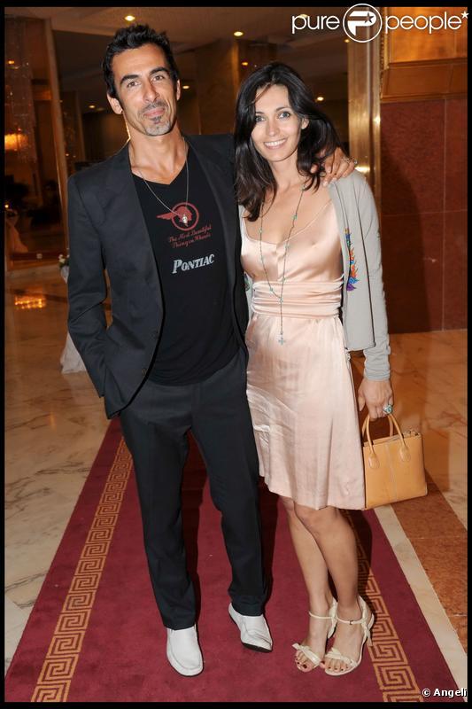 Adeline Blondieau et son compagnon Laurent au Festival International du Film de Tunis. 27/09/09