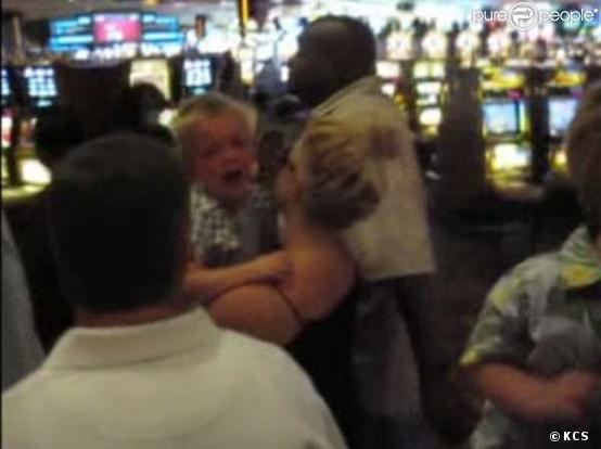 Britney Spears et ses fils à Las Vegas le 27 septembre 2009 