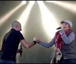 Diam's avec Akhenaton et Shurik'n lors des Muzik'elles 2009