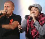 Diam's avec Akhenaton et Shurik'n lors des Muzik'elles 2009