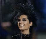 Bill Kaulitz, du groupe Tokio Hotel, le 27 septembre, lors du Coca-Cola Live Summer Song, à Rome.