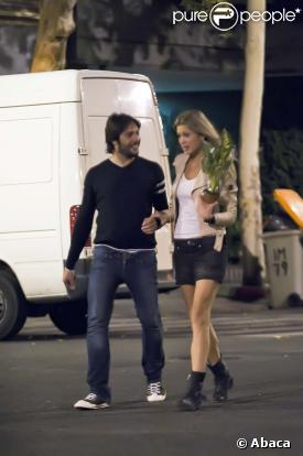 Joaquin Cortes et sa girlfriend Carla Pereira à Madrid le 23 septembre 2009